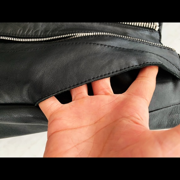 Maje leather mini skirt - Picture 2 of 8